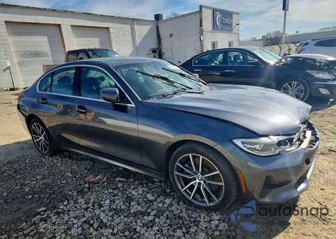2020 BMW 330Xi из США, поврежденный, VIN 3MW5R7J09L8B21653